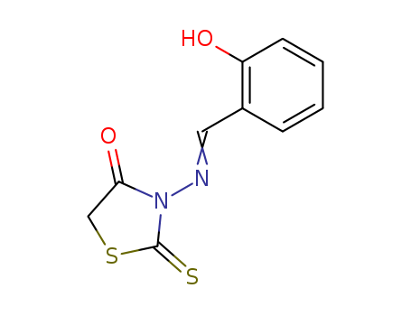 4-Thiazolidinone, 3-[[ (2-hydroxyphenyl)methylene]amino]-2-thioxo- cas  35533-29-0