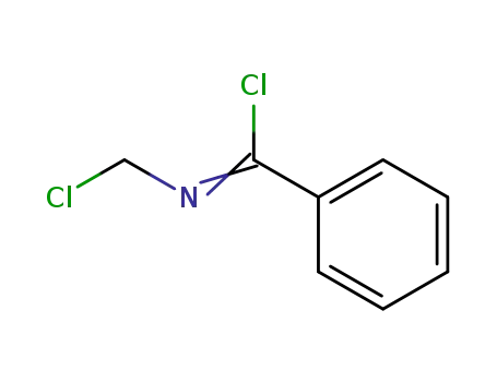 Molecular Structure of 38792-41-5 (Benzenecarboximidoyl chloride, N-(chloromethyl)-)
