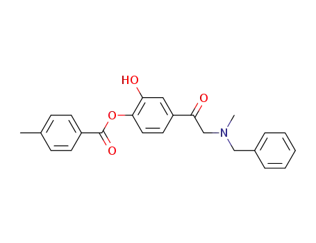 Benzoic acid, 4-methyl-,
2-hydroxy-4-[[methyl(phenylmethyl)amino]acetyl]phenyl ester