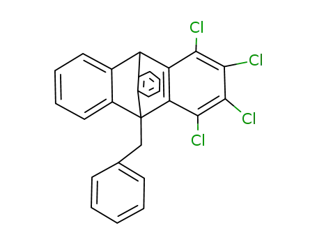 9-(p-Chlorbenzyl)-1,2,3,4-tetrachlortriptycen