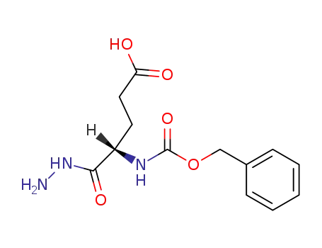 Molecular Structure of 5707-87-9 (N-[(Benzyloxy)carbonyl]-L-glutamic acid 1-hydrazide)