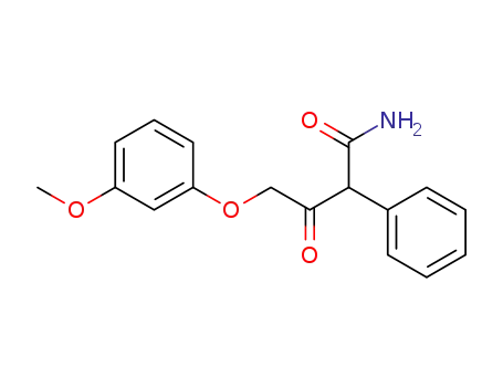 Molecular Structure of 71706-78-0 (4-(3-methoxy-phenoxy)-2-phenyl-acetoacetic acid amide)