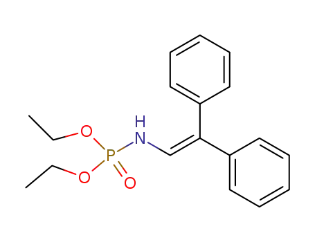 N-(β-Phenylstyryl)-O,O-diethyl-phosphorsaeureamid