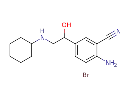 Benzonitrile, 2-amino-3-bromo-5-[2-(cyclohexylamino)-1-hydroxyethyl]-