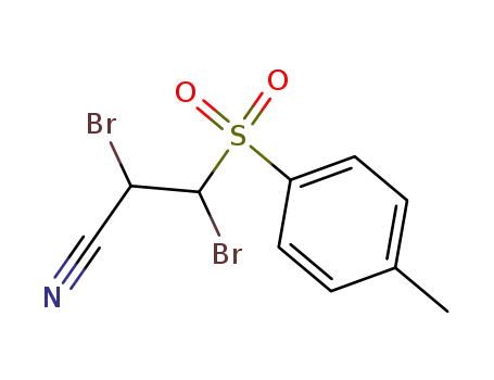 α,β-Dibrom-β-(p-tolylsulfonyl)-propionitril