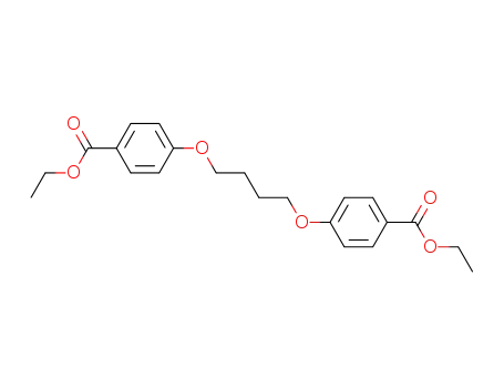 Molecular Structure of 69726-13-2 (4,4'-butanediyldioxy-di-benzoic acid diethyl ester)
