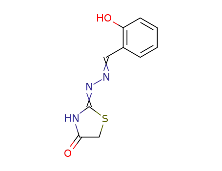 2-hydroxy-benzaldehyde (4-oxo-thiazolidin-2-ylidene)-hydrazone
