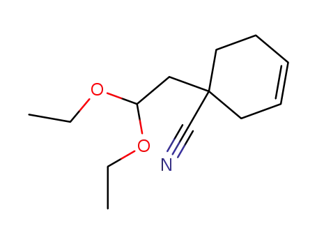 1-(2,2-Diethoxy-ethyl)-cyclohex-3-enecarbonitrile