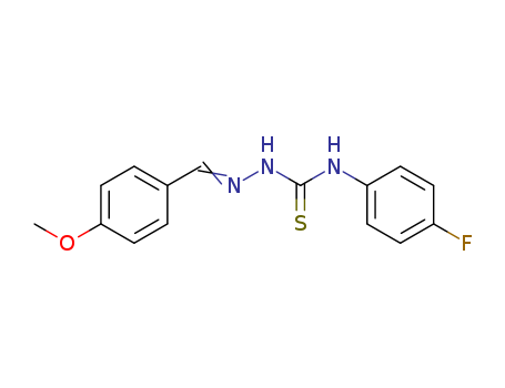 Hydrazinecarbothioamide,N-(4-fluorophenyl)-2-[(4-methoxyphenyl)methylene]- cas  16167-63-8