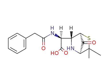 (<i>S</i>)-((1<i>R</i>)-3,3-dimethyl-7-oxo-2-thia-5-aza-bicyclo[2.2.1]hept-6<i>exo</i>-yl)-(2-phenyl-acetylamino)-acetic acid