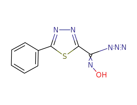 <i>N</i>-hydroxy-5-phenyl-[1,3,4]thiadiazole-2-carboximidoyl azide