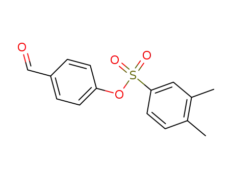 Molecular Structure of 124852-63-7 (Benzenesulfonic  acid,  3,4-dimethyl-,  4-formylphenyl  ester)