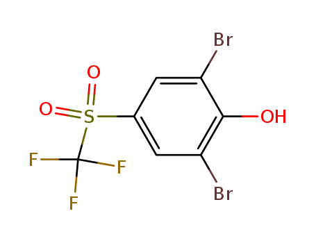 3,5-Dibromo-4-hydroxyphenyl trifluoromethyl sulphone