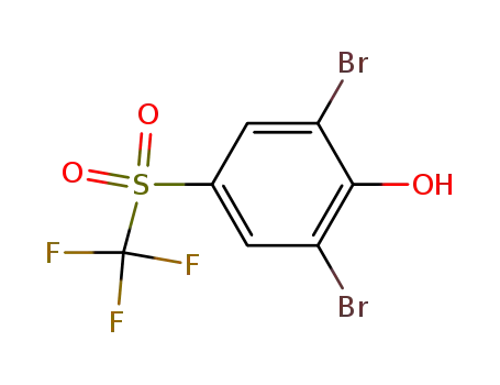 3,5-디브로모-4-히드록시페닐 트리플루오로메틸 술폰