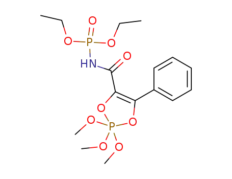 (2,2,2-Trimethoxy-5-phenyl-2λ<sup>5</sup>-[1,3,2]dioxaphosphole-4-carbonyl)-phosphoramidic acid diethyl ester