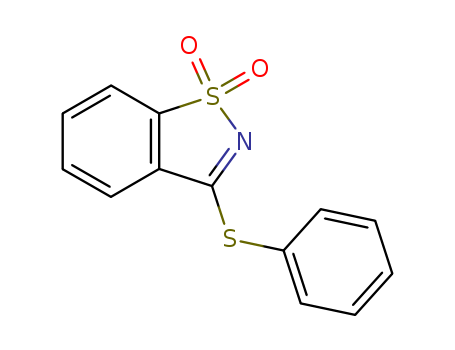 1,2-Benzisothiazole,3-(phenylthio)-, 1,1-dioxide cas  68229-68-5