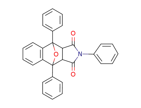 Molecular Structure of 27594-00-9 (2,4,9-triphenyl-3a,4,9,9a-tetrahydro-4,9-epioxido-benzo[<i>f</i>]isoindole-1,3-dione)