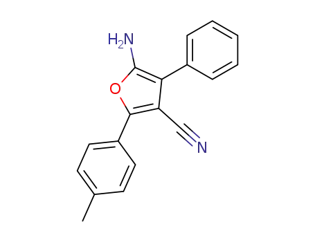 5-Amino-4-phenyl-2-p-tolyl-furan-3-carbonitrile