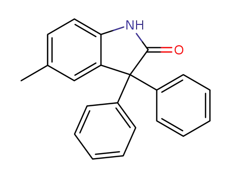 2H-Indol-2-one, 1,3-dihydro-5-methyl-3,3-diphenyl-