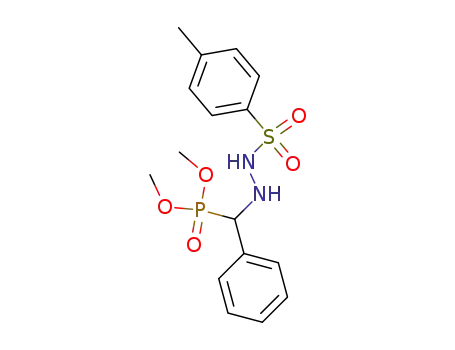 Benzenesulfonic acid, 4-methyl-,
2-[(dimethoxyphosphinyl)phenylmethyl]hydrazide