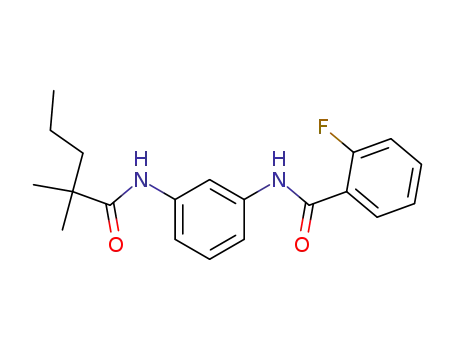 Benzamide, N-[3-[(2,2-dimethyl-1-oxopentyl)amino]phenyl]-2-fluoro-