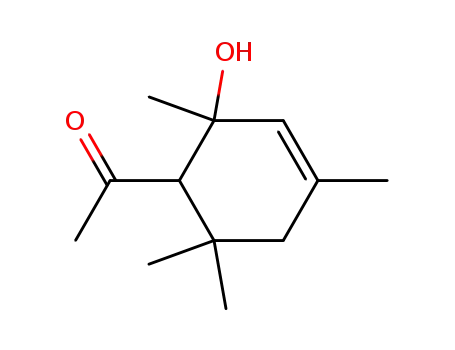 1-(2-hydroxy-2,4,6,6-tetramethyl-cyclohex-3-enyl)-ethanone