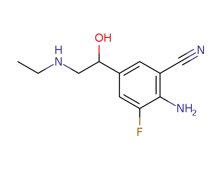 Benzonitrile, 2-amino-5-[2-(ethylamino)-1-hydroxyethyl]-3-fluoro-
