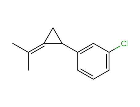 Molecular Structure of 65354-69-0 (Benzene, 1-chloro-3-[(1-methylethylidene)cyclopropyl]-)