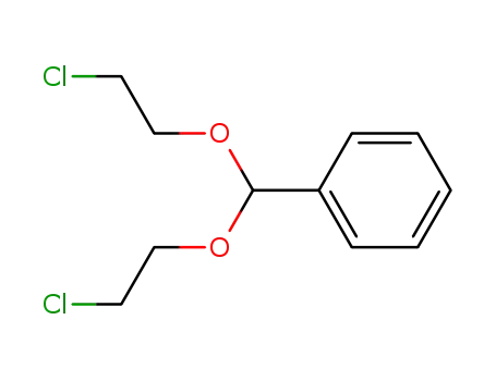 Molecular Structure of 59606-97-2 (Benzene, [bis(2-chloroethoxy)methyl]-)