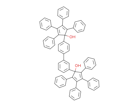 2,4-Cyclopentadien-1-ol,
1-[3'-(1-hydroxy-2,3,4,5-tetraphenyl-2,4-cyclopentadien-1-yl)[1,1'-biphen
yl]-4-yl]-2,3,4,5-tetraphenyl-