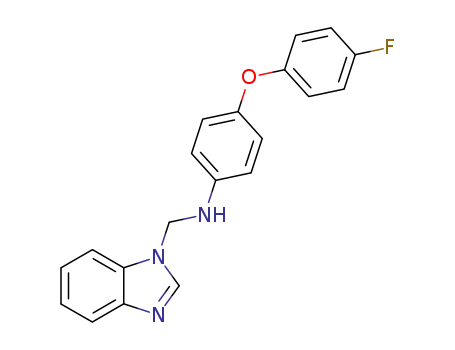 Benzoimidazol-1-ylmethyl-[4-(4-fluoro-phenoxy)-phenyl]-amine