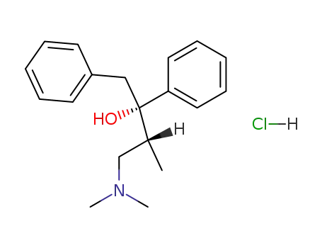 Molecular Structure of 63526-63-6 ([S-(R*,S*)]-alpha-[2-(dimethylamino)-1-methylethyl]-alpha-phenylphenethyl alcohol hydrochloride)