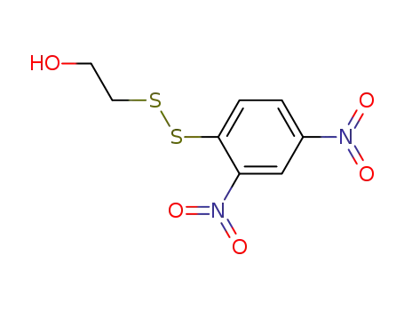 Molecular Structure of 955-59-9 (2-[(2,4-dinitrophenyl)disulfanyl]ethanol)