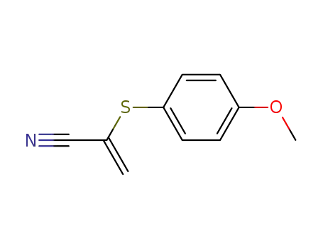 2-(4-methoxy-phenylsulfanyl)-acrylonitrile