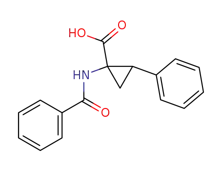 1-(benzoylamino)-2-phenylcyclopropanecarboxylic acid