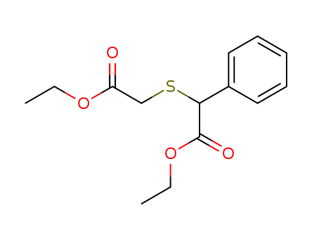 <α-Ethoxycarbonyl-benzylmercapto>-essigsaeure-ethylester