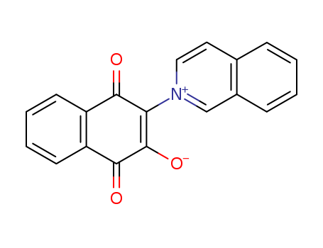 Isoquinolinium,2-(1,4-dihydro-3-hydroxy-1,4-dioxo-2-naphthalenyl)-, inner salt cas  1236-39-1