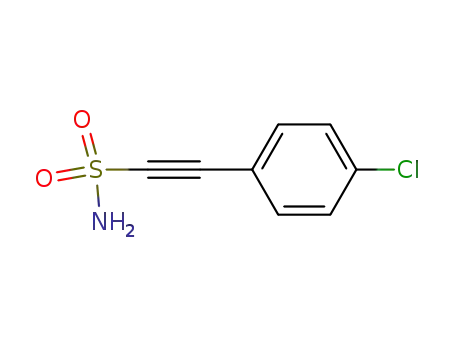 Molecular Structure of 64984-33-4 (Ethynesulfonamide, 2-(4-chlorophenyl)-)