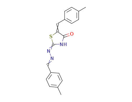 4-methyl-benzaldehyde [4-oxo-5-(4-methyl-benzylidene)-thiazolidin-2-ylidene]-hydrazone