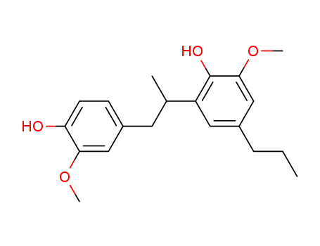 Phenol,2-[2-(4-hydroxy-3-methoxyphenyl)-1- methylethyl]-6-methoxy-4-propyl- 
