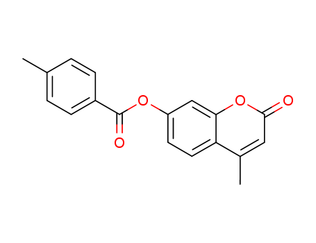 Benzoic acid, 4-methyl-, 4-methyl-2-oxo-2H-1-benzopyran-7-yl ester