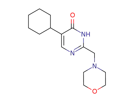 5-cyclohexyl-2-(morpholin-4-ylmethyl)pyrimidin-4(3H)-one
