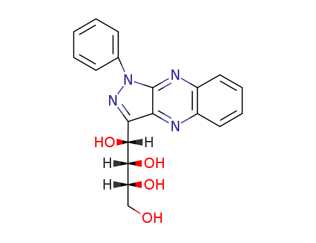 1,2,3,4-Butanetetrol,1-(1-phenyl-1H-pyrazolo[3,4-b]quinoxalin-3-yl)-, (1R,2S,3R)- cas  31504-90-2