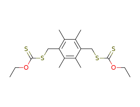 1,4-bis-ethoxythiocarbonylmercaptomethyl-2,3,5,6-tetramethyl-benzene