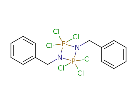 Molecular Structure of 2390-06-9 (1,3,2,4-Diazadiphosphetidine,
2,2,2,4,4,4-hexachloro-2,2,4,4-tetrahydro-1,3-bis(phenylmethyl)-)