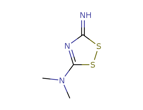 3H-1,2,4-DITHIAZOL-5-AMINE,3-IMINO-N,N-DIMETHYL-