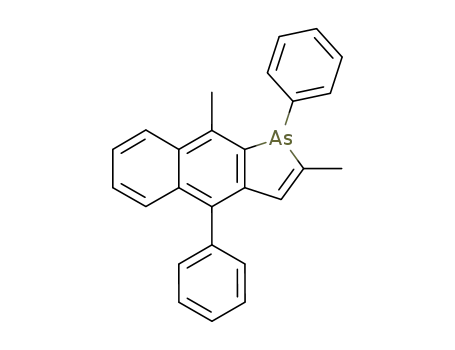 1H-Benz[f]arsindole, 2,9-dimethyl-1,4-diphenyl-