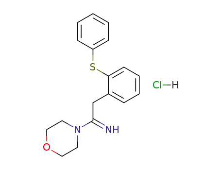 4-(1-Imino-2-(2-(phenylthio)phenyl)ethyl)morpholine hydrochloride
