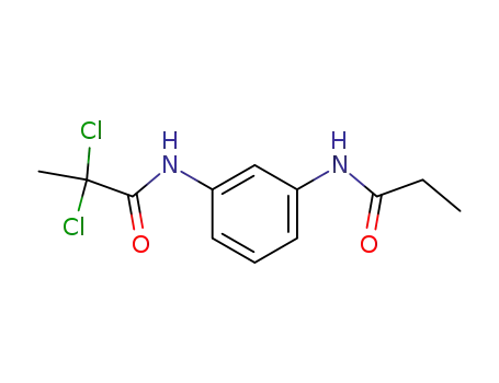 Propanamide, 2,2-dichloro-N-[3-[(1-oxopropyl)amino]phenyl]-