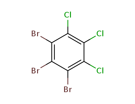 Molecular Structure of 13075-00-8 (Benzene, 1,2,3-tribromo-4,5,6-trichloro-)
